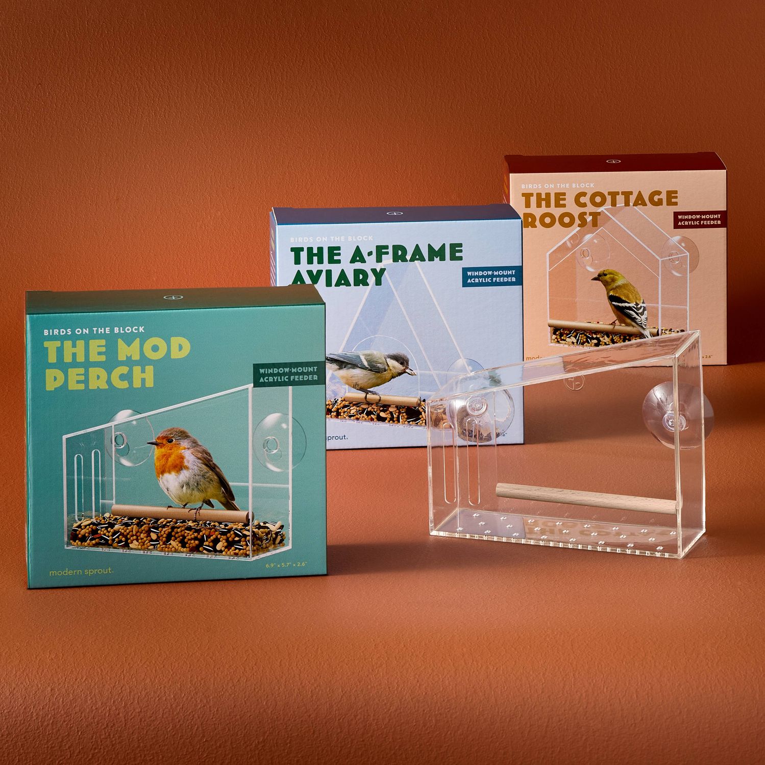 Birds on the Block - Bird Feeders: Mod Perch