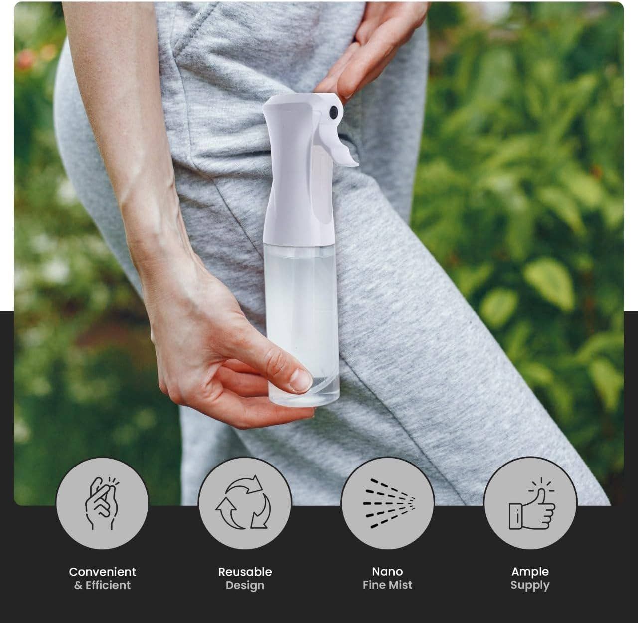 Continuous Spray Bottle  (200ml/6.7 oz) Clear