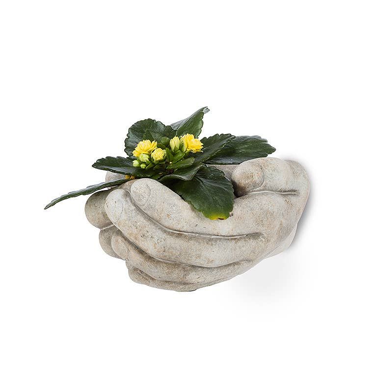 Cupping Hands Wall Planter