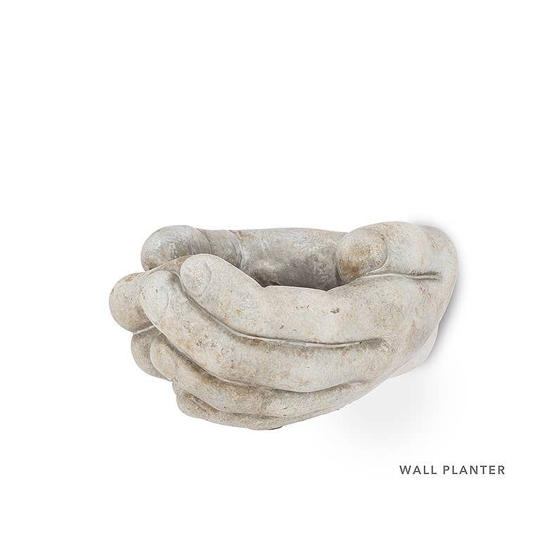 Cupping Hands Wall Planter