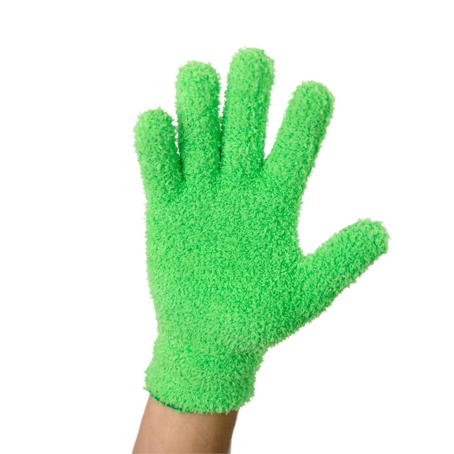 2 Microfiber Gloves – Reusable Leaf-Shining Gloves for Plants: Green