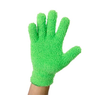 2 Microfiber Gloves – Reusable Leaf-Shining Gloves for Plants: Green
