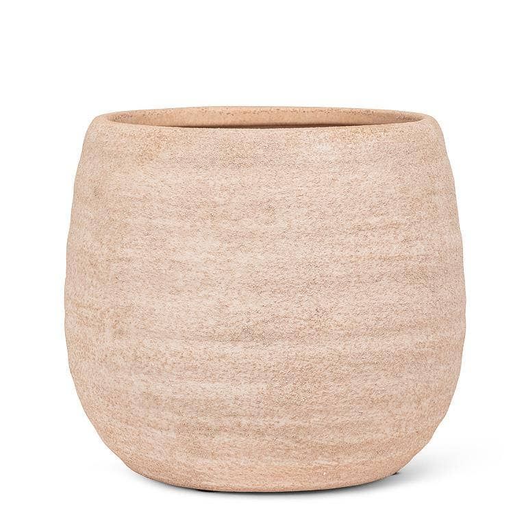 Coarse Texture Planter-5"H: Rust