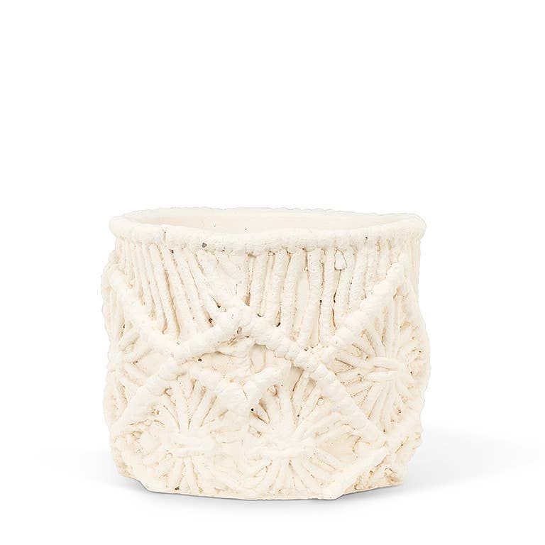 Md Macrame Style Planter-5" D