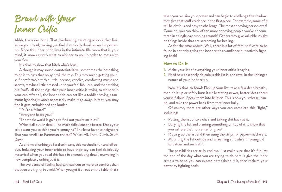Feral Self-Care by Mandi Em: Hardcover; 224 pages / English