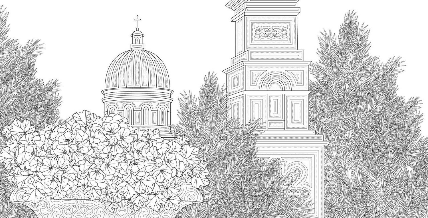 Urban Jungle Coloring Book: Paperback; 96 pages / English