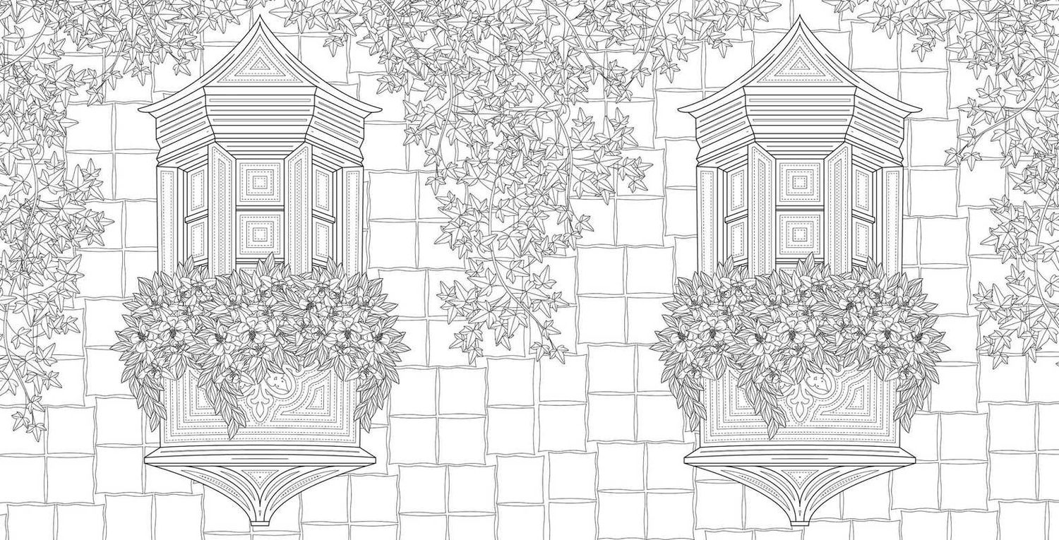 Urban Jungle Coloring Book: Paperback; 96 pages / English