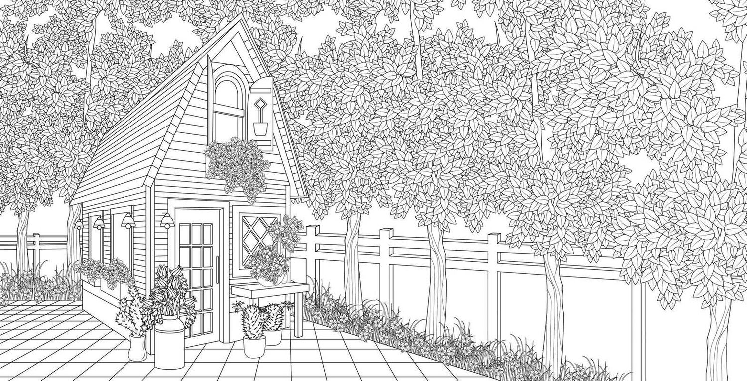 Urban Jungle Coloring Book: Paperback; 96 pages / English