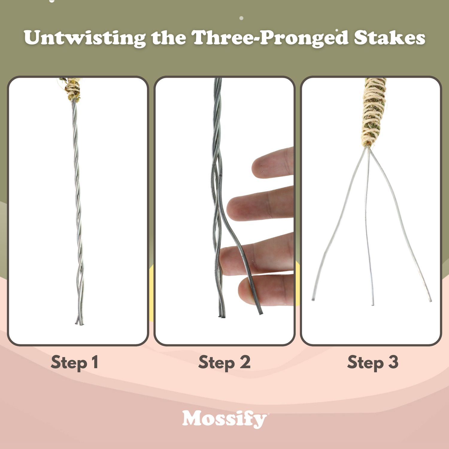 3 Pack Bendable Moss Pole Thin – Flexible Support for Plants: 30" Bendable Moss Pole™ THIN