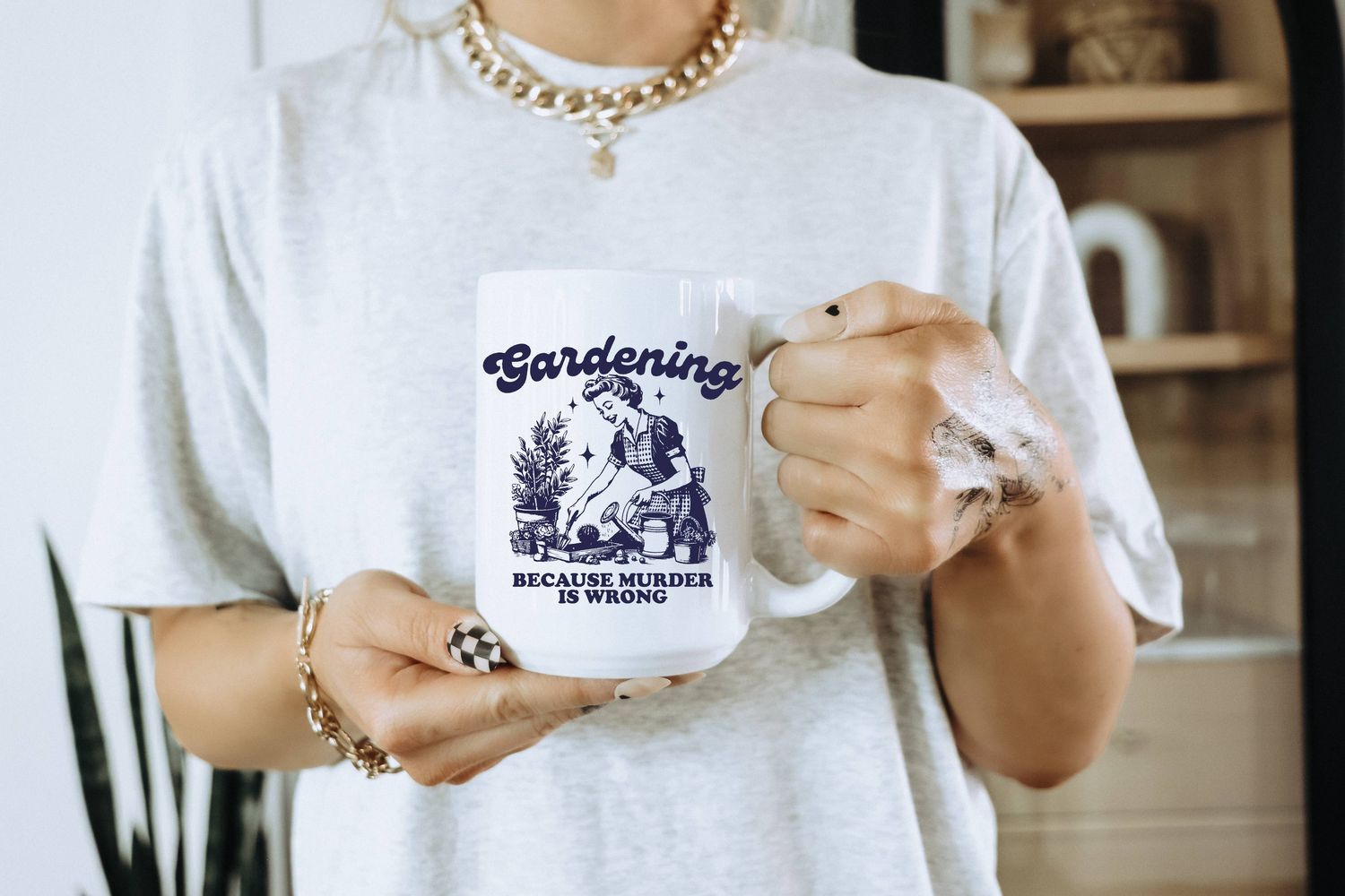 Gardening Coffee Mug: 15 oz