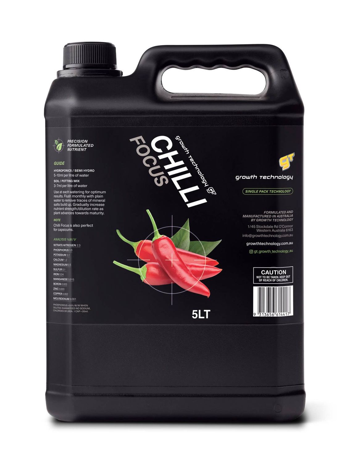 Growth Technology GT Focus Plant Nutrients (1 Litre Size): 1 Litre / Orchid Bloom