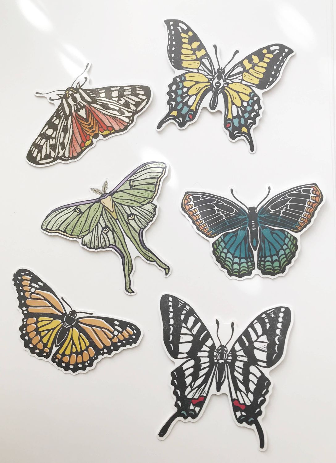 Luna Moth Sticker