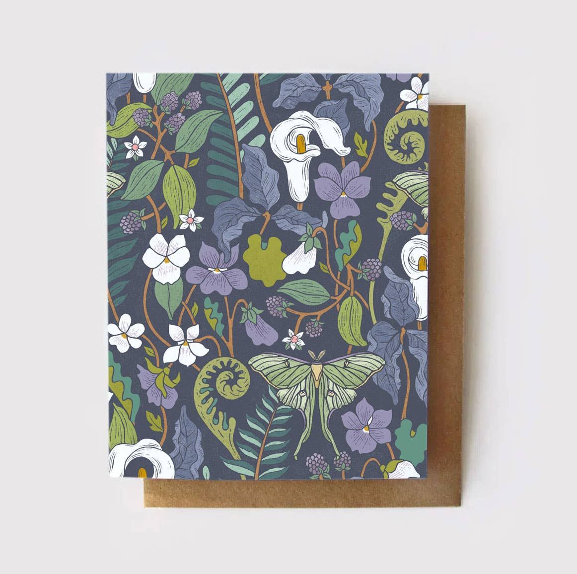 Woodland Bramble Greeting Card