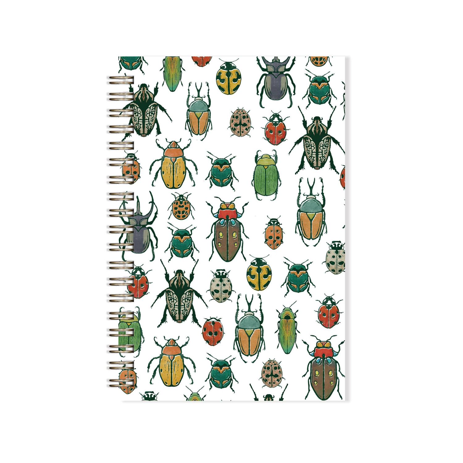Beetles Spiral Bound Notebook