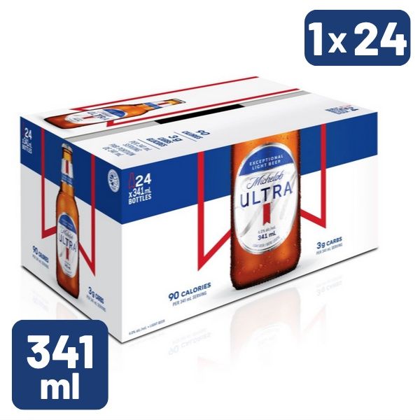 MICHELOB ULTRA 341ML 24SB BTL **
