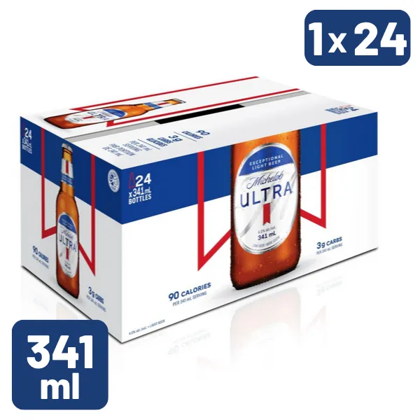 MICHELOB ULTRA 341ML 24SB BTL **