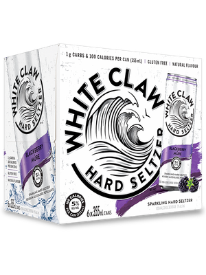 WHITE CLAW BLACKBERRY 6PK 4X(6X355ML)