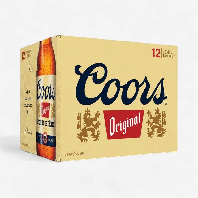 Coors Original 12 BTL  341ML