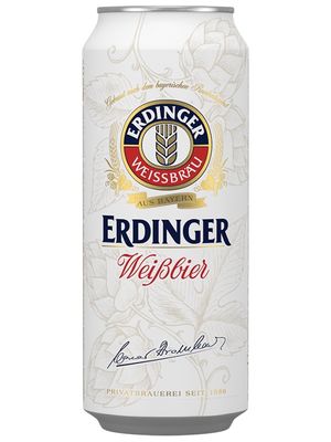ERDINGER WEISSBIER 500ML CAN