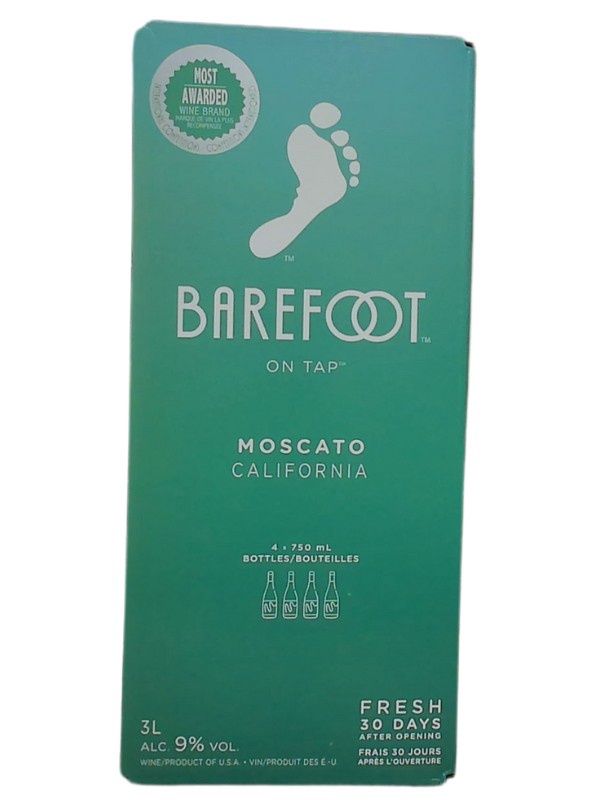 BAREFOOT MOSCATO 3L BIB.
