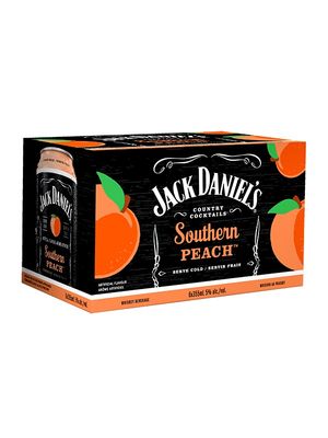 JD COUNTRY COCKTAILS- SOUTHERN PEACH 6PK..