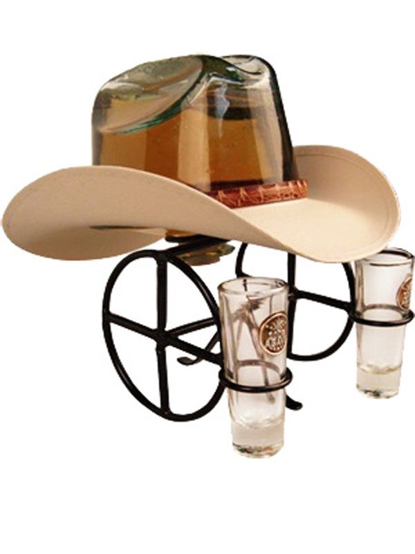 COWBOY HAT WITH STAND