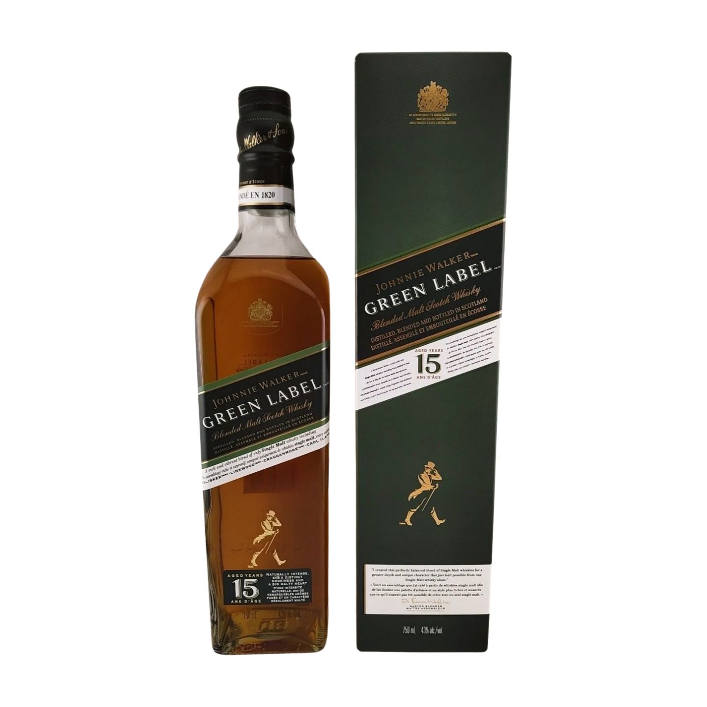 JOHNNIE WALKER GREEN LABEL