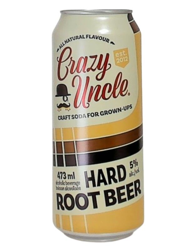 CRAZY UNCLE HARD ROOT BEER***24