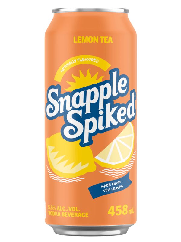 SNAPPLE SPIKED HARD LEMON TEA 458ML