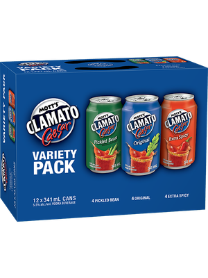 MOTT'S CLAMATO CAESAR VARIETY PACK
