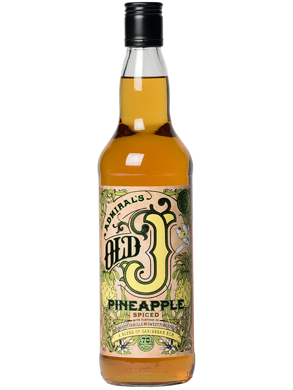 OLD J PINEAPPLE RUM 750ML