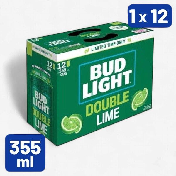 BUD LIGHT DOUBLE LIME 12x355ml