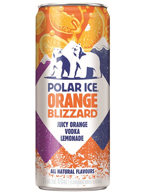 POLAR ICE ORANGE BLIZZARD 473ML