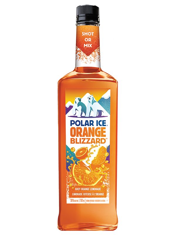 POLAR ICE ORANGE BLIZZARD VODKA 750ml