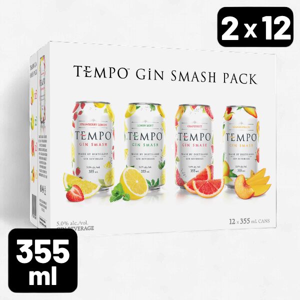 TEMPO GIN SMASH MIX 2022 12X355ML