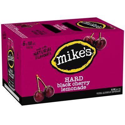 MIKE'S HARD BLACK CHERRY LEMONADE 6X355ML