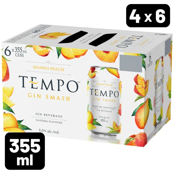 TEMPO GIN SMASH MANGO PEACH