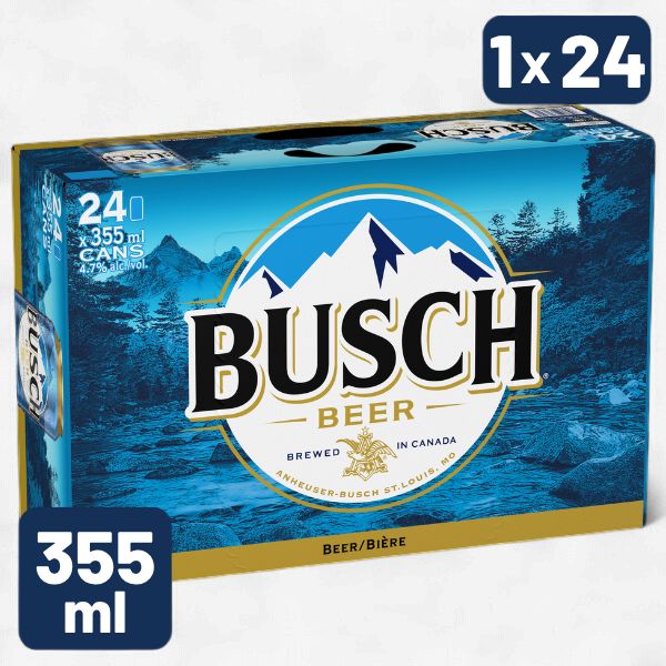 BUSCH LAGER 24 X Can 355 ml **