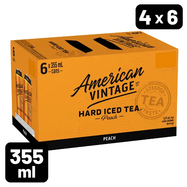 AMERICAN VINTAGE HARD ICED TEA PEACH 6x355
