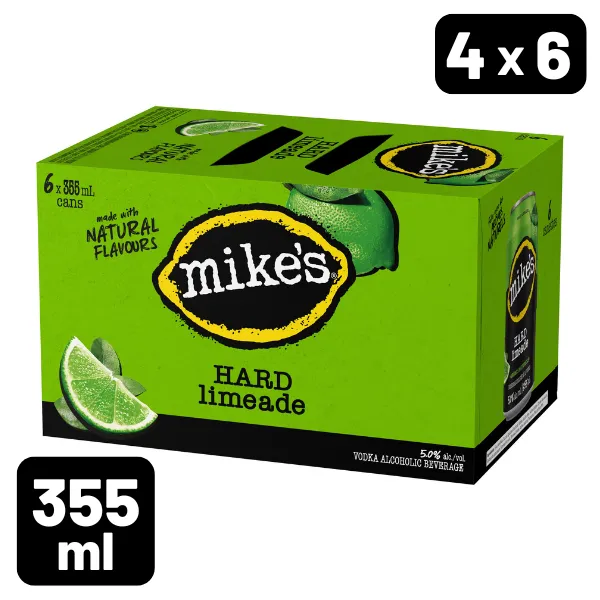 MIKE'S HARD LIMEADE 6x355ml