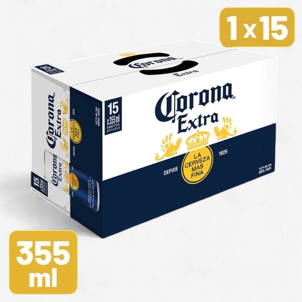 CORONA, 355ML 15UC CAN SLEEK **
