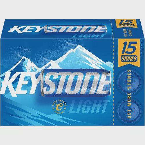 KEYSTONE LIGHT 15 CAN