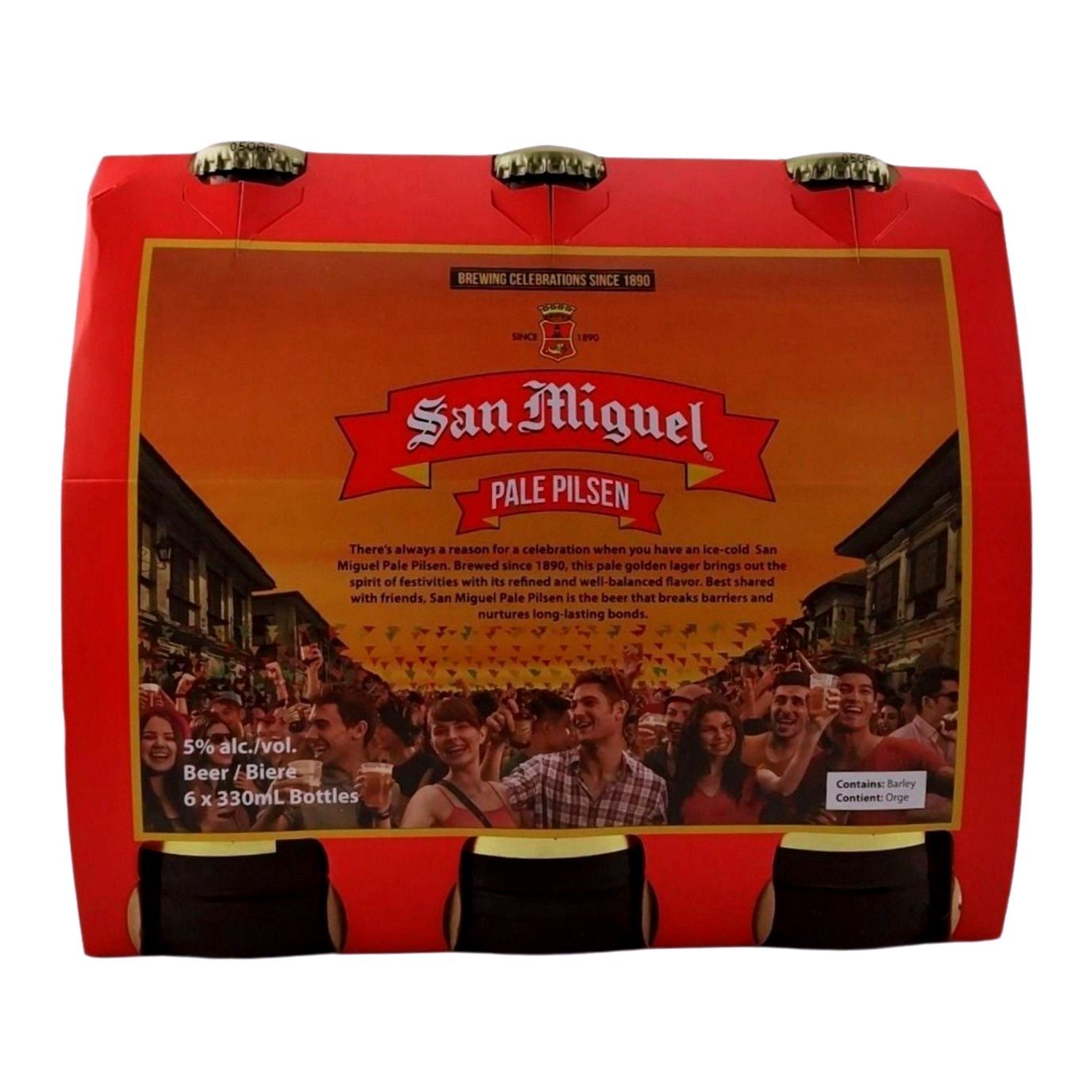 SAN MIGUEL PALE PILSNER, Size: 6 x 330 mL