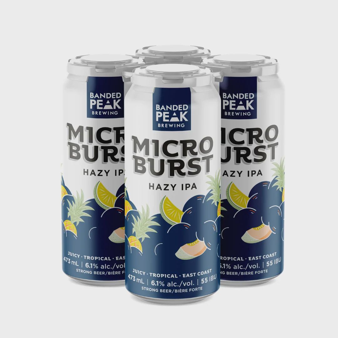 MICROBURST HAZY IPA, 473ML 4TC CAN **