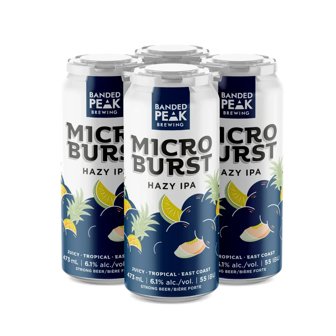 MICROBURST HAZY IPA, 473ML 4TC CAN **
