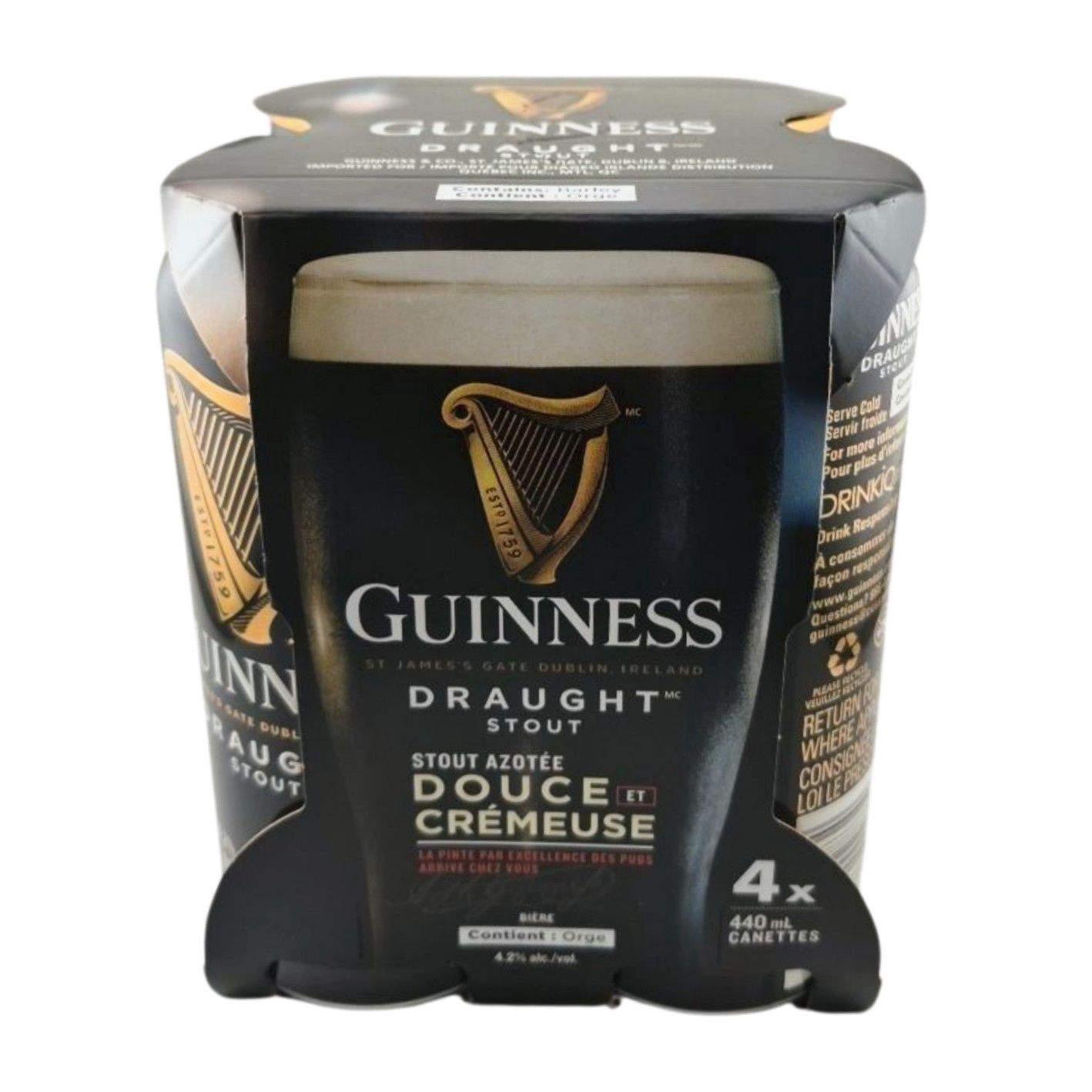 GUINNESS DRAUGHT (CANS) 4-PACK