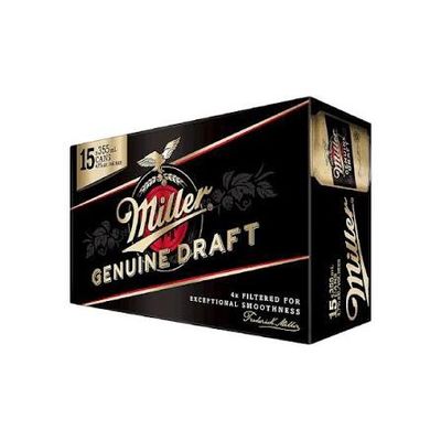 355ML Miller Gen Dr 15 Can Ctn