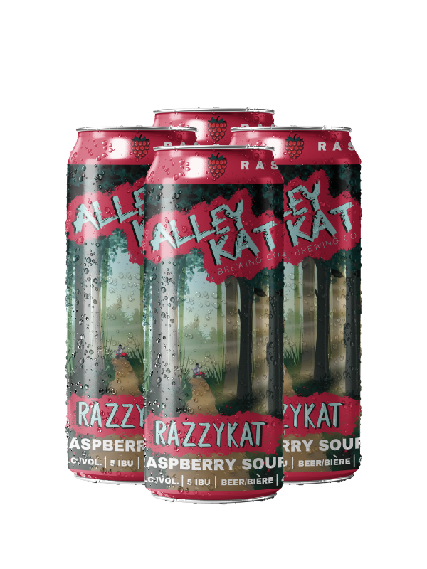 ALLEY KAT RAZZYKAT RASPBERRY SOUR 4 x 473 mL
