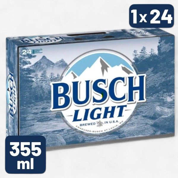 BUSCH LIGHT 24 X Can 355 ml **