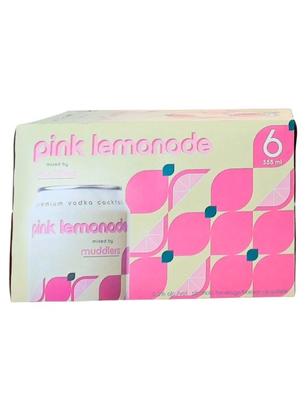 MUDDLERS - VODKA PINK LEMONADE 355ML